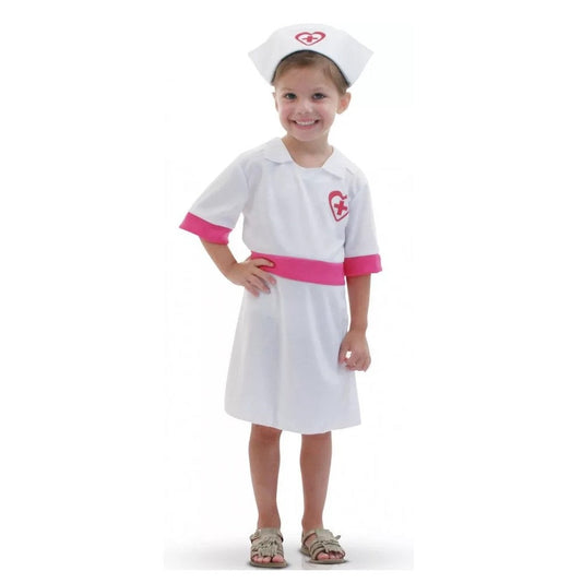 Delightful Kids Nurse Doctor Costume Outfit 5-7 Years Dress-Up