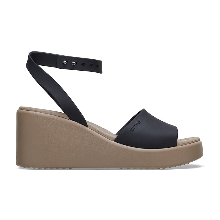 Crocs Brooklyn Ankle Strap Wedge Sandals - LiteRide Comfort