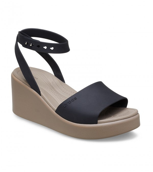 Crocs Brooklyn Ankle Strap Wedge Sandals - LiteRide Comfort