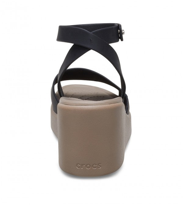 Crocs Brooklyn Ankle Strap Wedge Sandals - LiteRide Comfort
