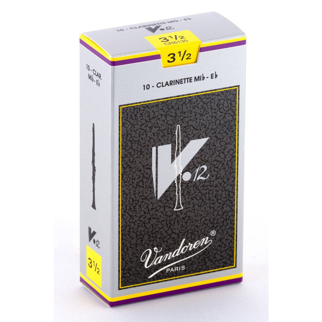 Vandoren V12 EB Clarinet Reeds (3.5 Strength) - Box of Ten