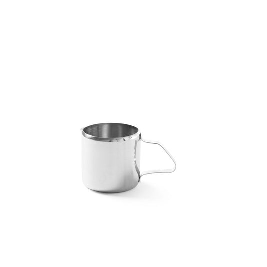 Hendi Stainless Steel Creamer Pitcher, 2.4 oz, Durable Easy-Pour Spout, Dishwasher Safe