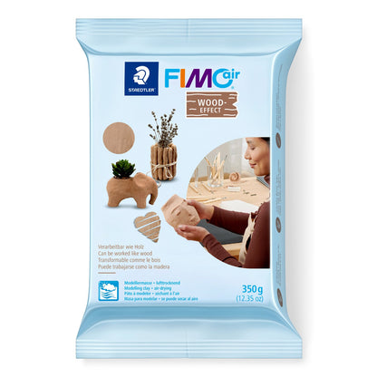 Staedtler Premium FIMO®air Wood-Effect 8150 Air-Drying Modelling Clay for Artists