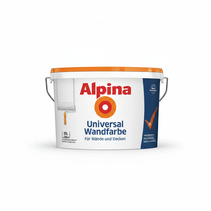 Alpina Universal Wandfarbe White Matt Interior Paint 10L