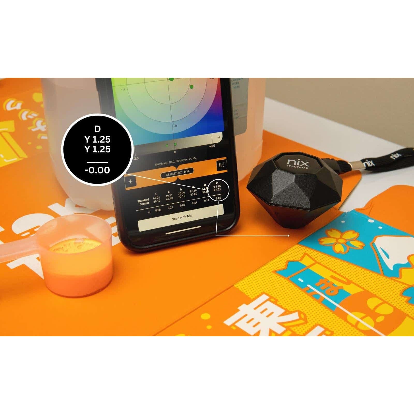 Nix Spectro L Advanced 9-Channel Spectrophotometer Densitometer for Precise Color Measurement