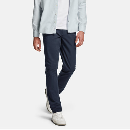 MR MARVIS Cosmics Men's Slim Fit Chino Trousers with Elastic Waistband