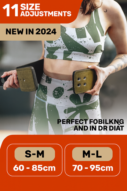 Everleven Premium Real Leather Weightlifting Belt for Men and Women