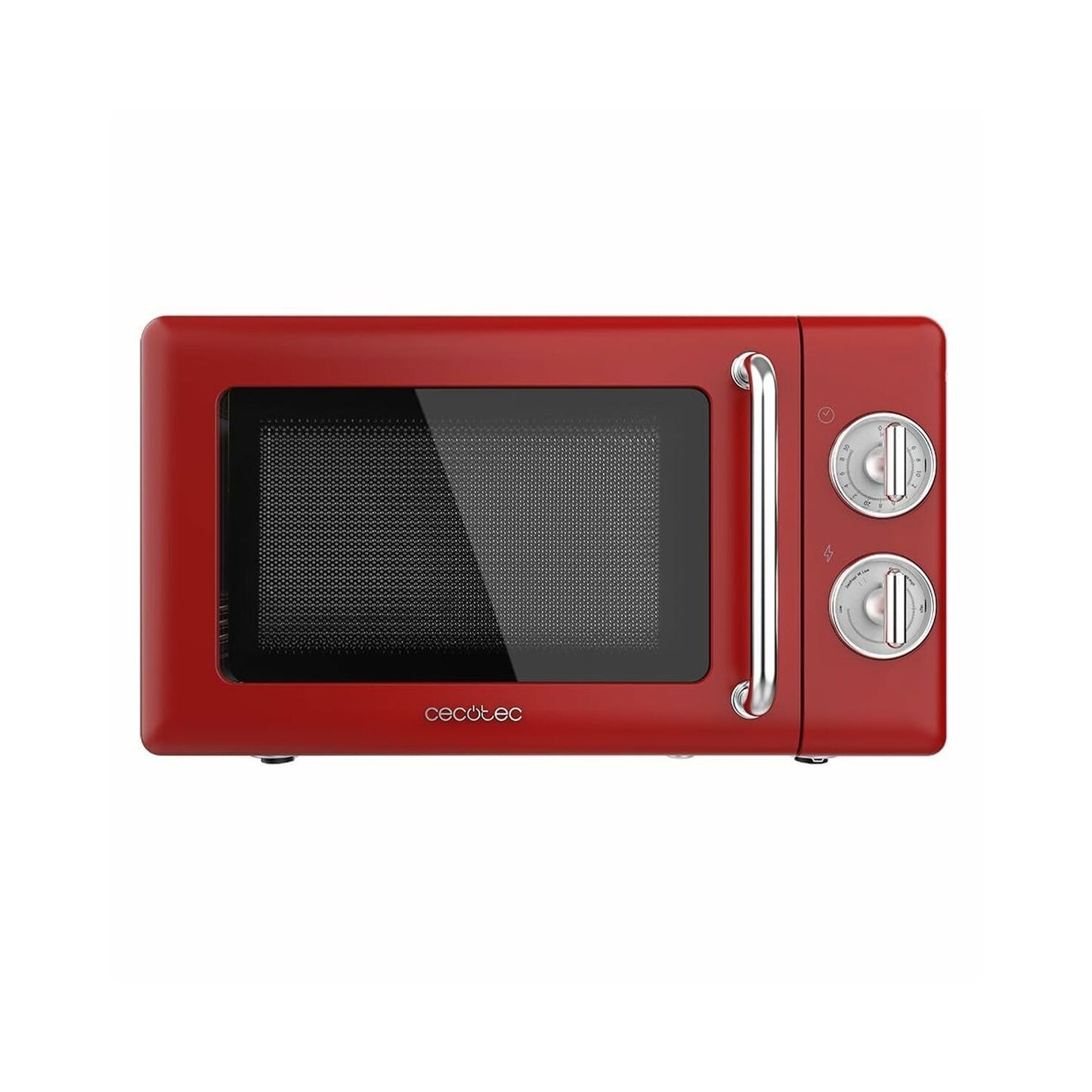 Cecotec Proclean 3010 Retro Microwave 700W 20L Red