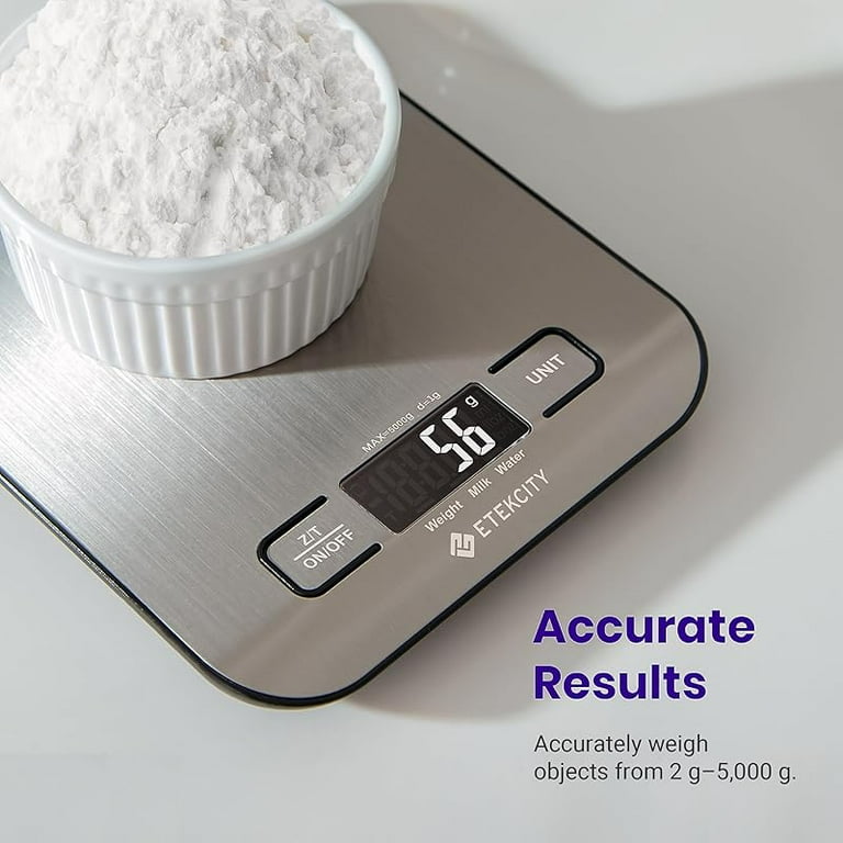 Etekcity Smart Food Kitchen Scale with 19‑Nutrient Calculator