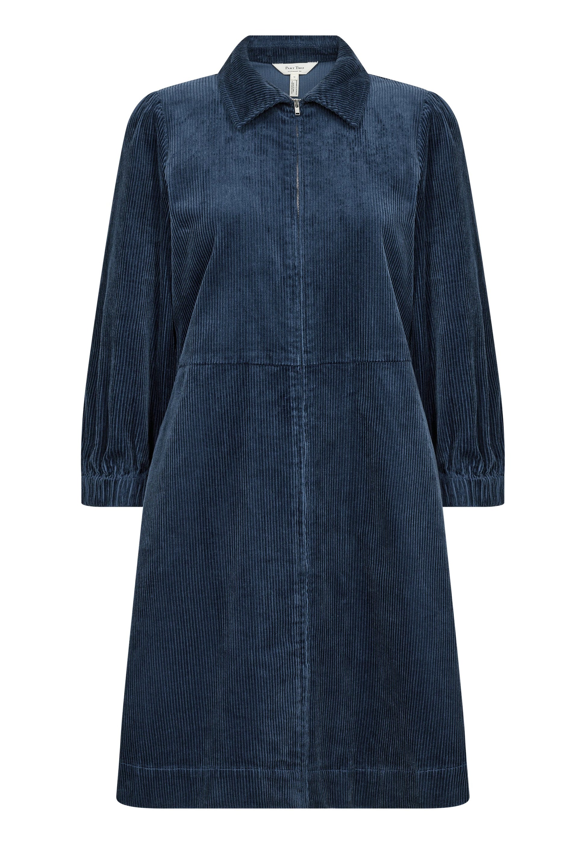 Part Two EYVOR Corduroy Shirt Dress - Key Largo Dark Blue