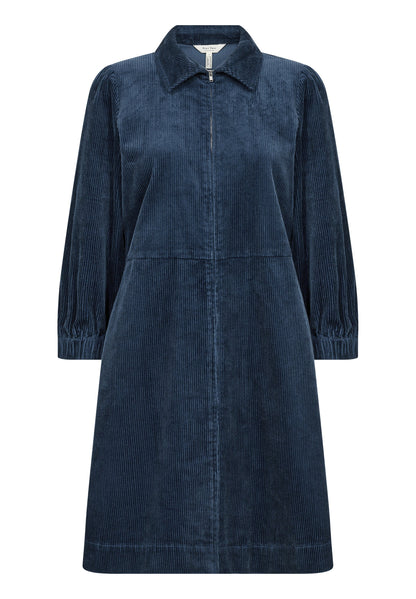 Part Two EYVOR Corduroy Shirt Dress - Key Largo Dark Blue