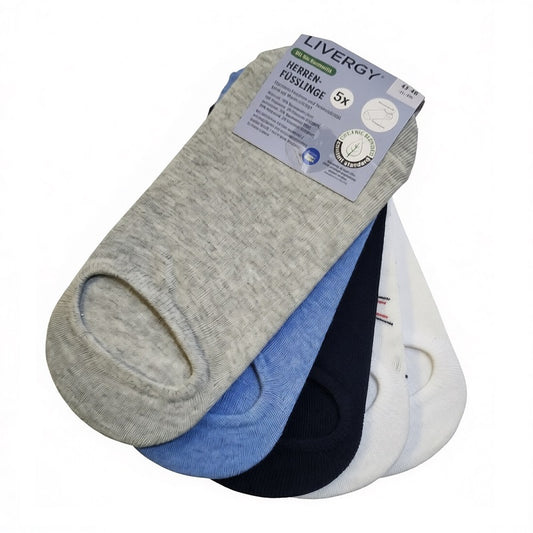 Livergy Socks 5-Pack Comfortable Men's Cotton Footwear