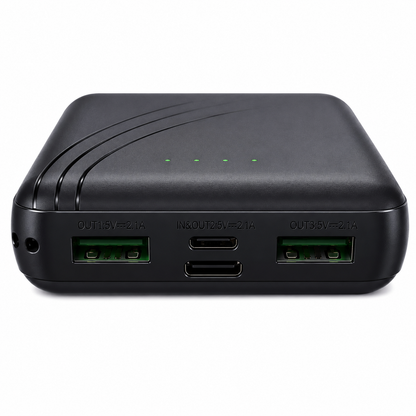 Smart PowerBank 10000mAh Dual USB Power Bank – 5V 2A Portable Charger