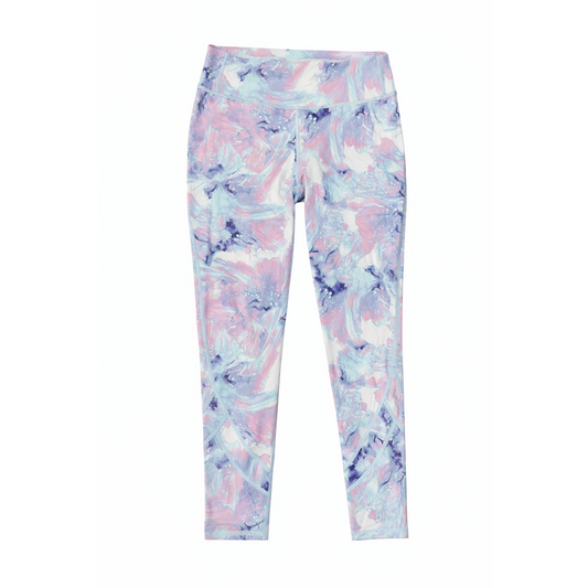 All In Motion Blue Violet Swirl Leggings for Girls