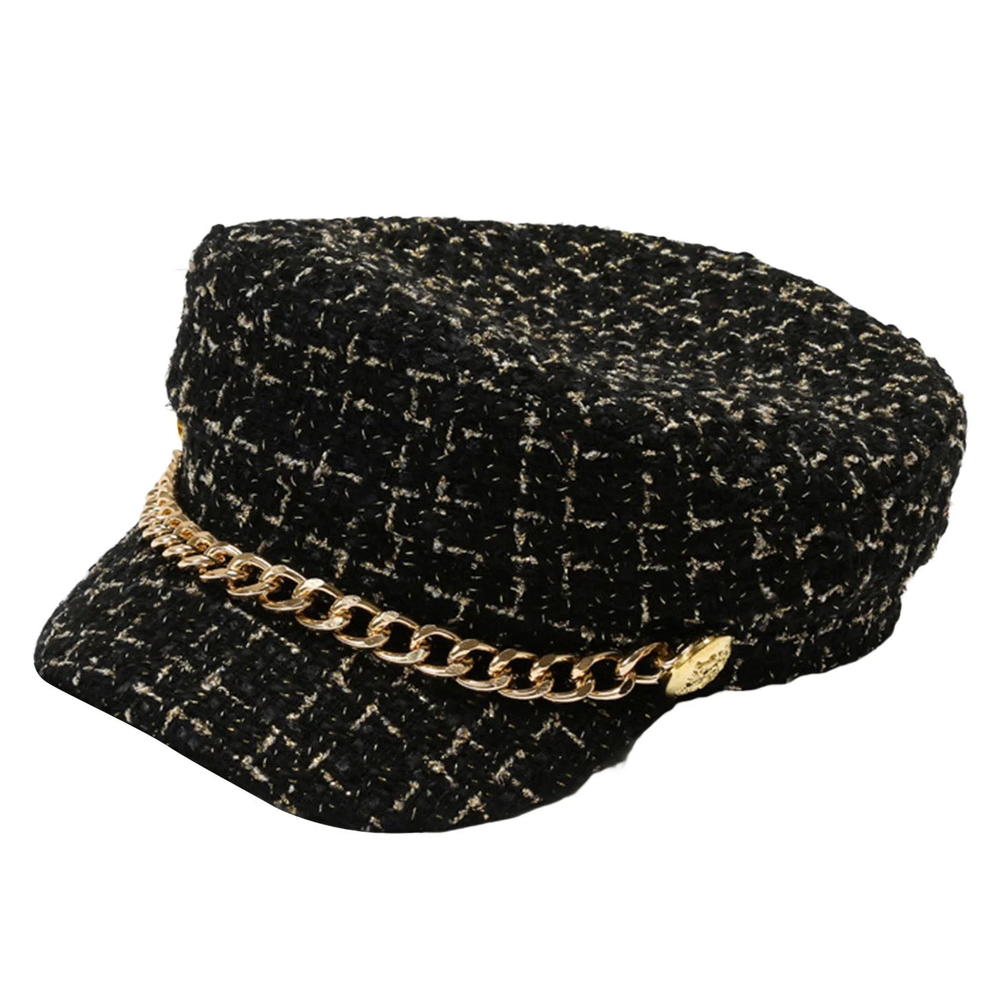 Yirtree Women Fiddler Cap Newsboy Hat - Visor Beret Cap Warm Cotton