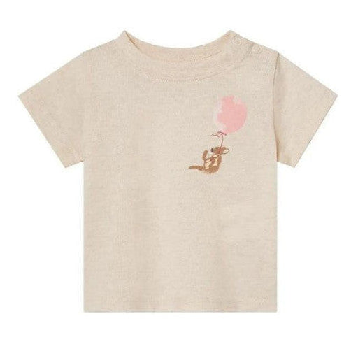 Beige Summer T-shirt for Girl Lupilu