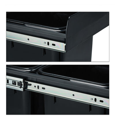 Relaxdays Built-In Kitchen Bin, Compact