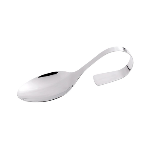Stainless Steel Curved Handle 12cm Spoon – Pack of 10