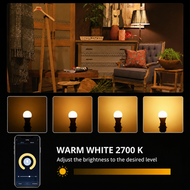 Lepro PR901002-EU E27 LED Smart Light Bulb 9W Equivalent 806LM