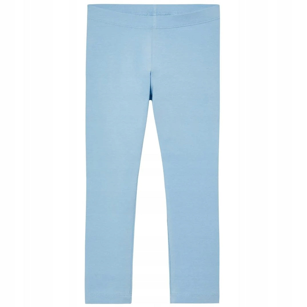 Lupilu Girls' Classic Cotton Leggings Blue 116