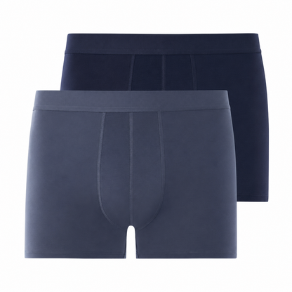 LIVERGY® Men's Boxers 2‑Pack, Cotton‑Elastane