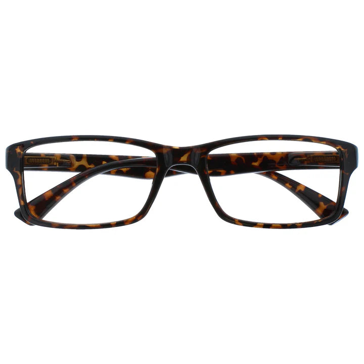 Opulize PEP Rectangular Reading Glasses with Spring Hinges