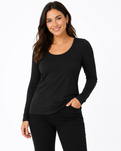 esmara Women’s Long Sleeve Stretch Top