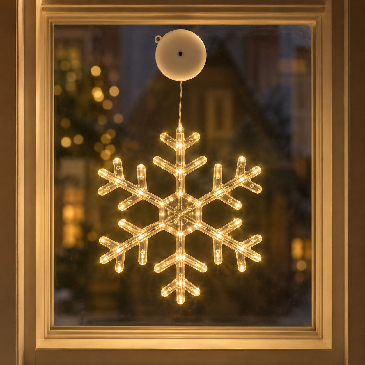 LED Snowflake Christmas Window Light