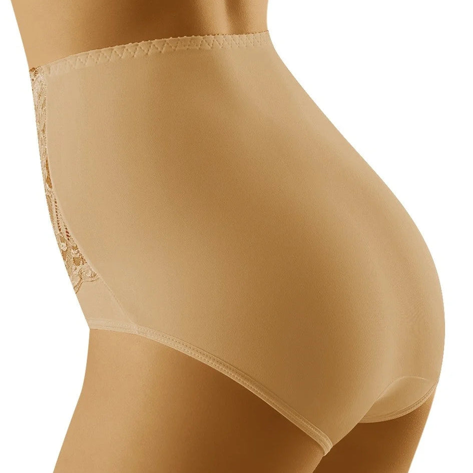 Elegant High-Waisted Lace Shaping Panties for Tummy Control Comfort