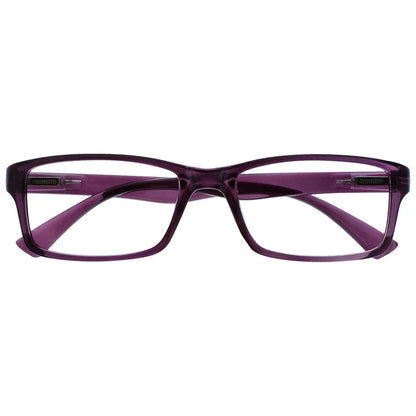 Opulize PEP Rectangular Reading Glasses with Spring Hinges