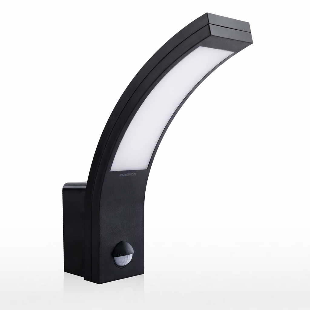 Maclean MCE343 10W LED Outdoor Wall Light Black