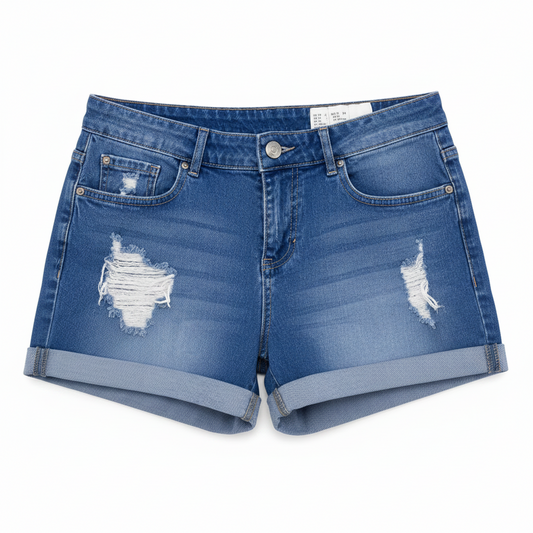 ESMARA Women's Distressed Denim Shorts