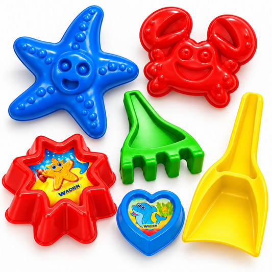 WADER Toys Summer Sand Set of 6