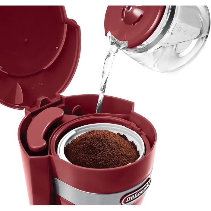 DeLonghi Active Line ICM14011.R Filter Coffee Machine 0.65 L