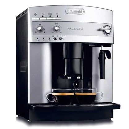 De'Longhi Magnifica espresso machine on a white background