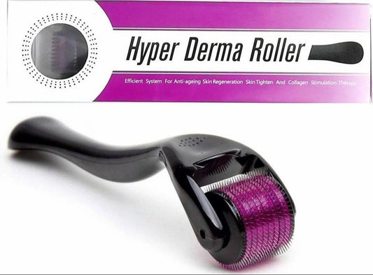 Professional 0.50mm Hyper Derma Roller for Beard Growth & Hair Follicle Stimulation