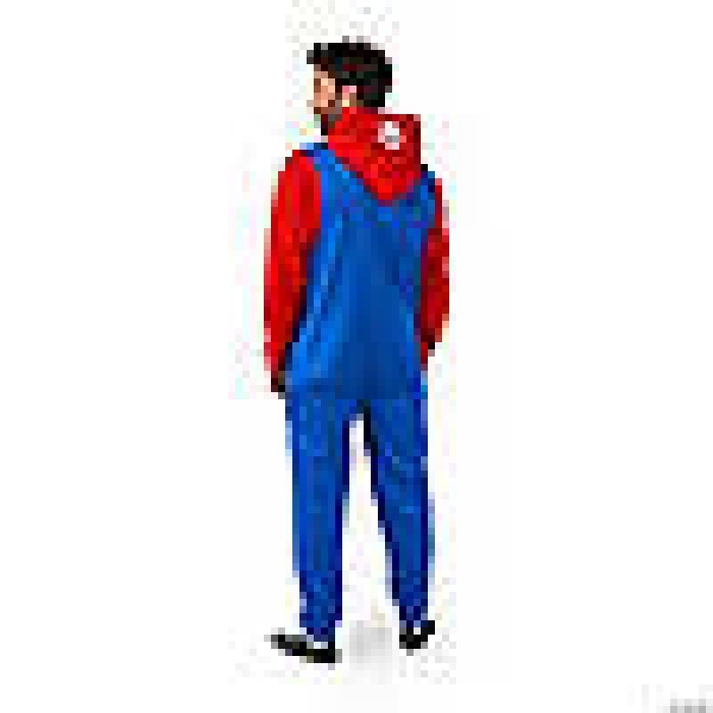 Official Nintendo Super Mario Bros. Adult Onesie Costume - Cozy Plush Medium 40-42