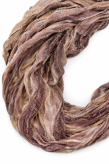 Mixit Glitter Infinity Scarf Wistful Mauve One Size
