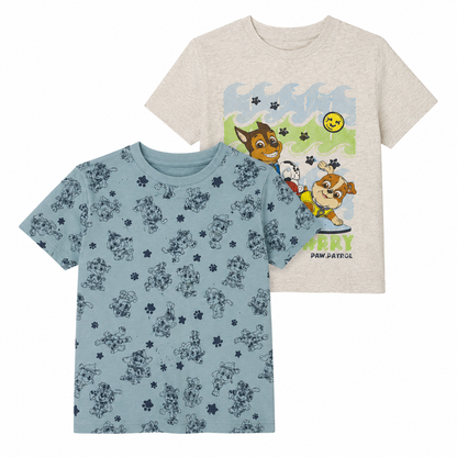 nickelodeon PAW Patrol Kids T-Shirts 100% Cotton – 2 Pack