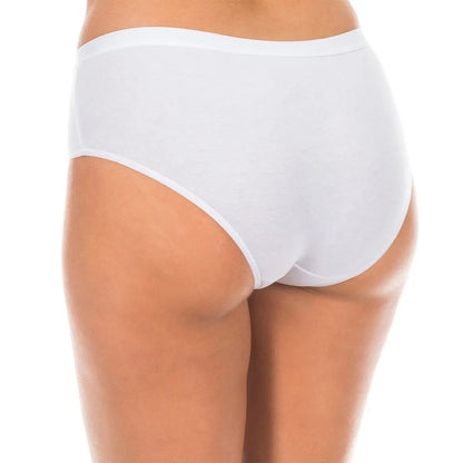 Dim Paris D4H01 Women's Cotton Elastane 3-Pack Panties - Multicolor Comfort