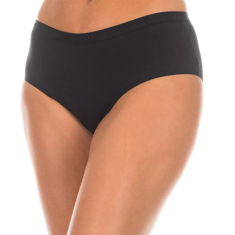 Dim Paris D4H01 Women's Cotton Elastane 3-Pack Panties - Multicolor Comfort