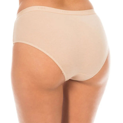 Dim Paris D4H01 Women's Cotton Elastane 3-Pack Panties - Multicolor Comfort