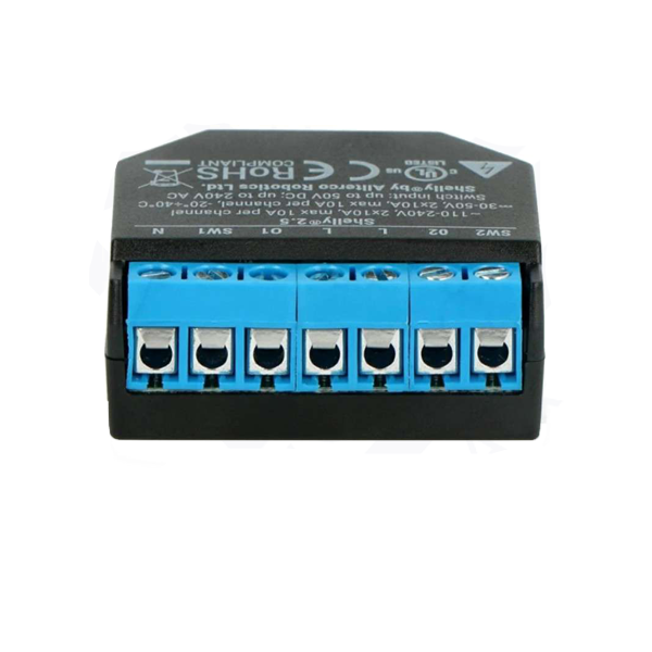Shelly 2.5 Dual Relay Switch Module