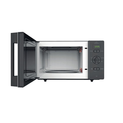 Whirlpool ChefPlus Dark Grey Microwave with Grill, 800W, 25L Capacity