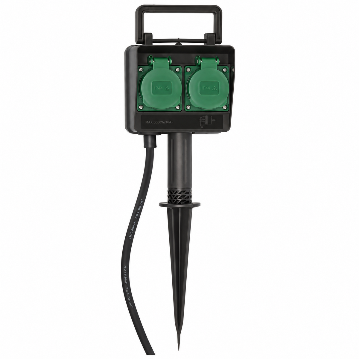Brennenstuhl Outdoor Socket Outlet with Earth Spike IP44