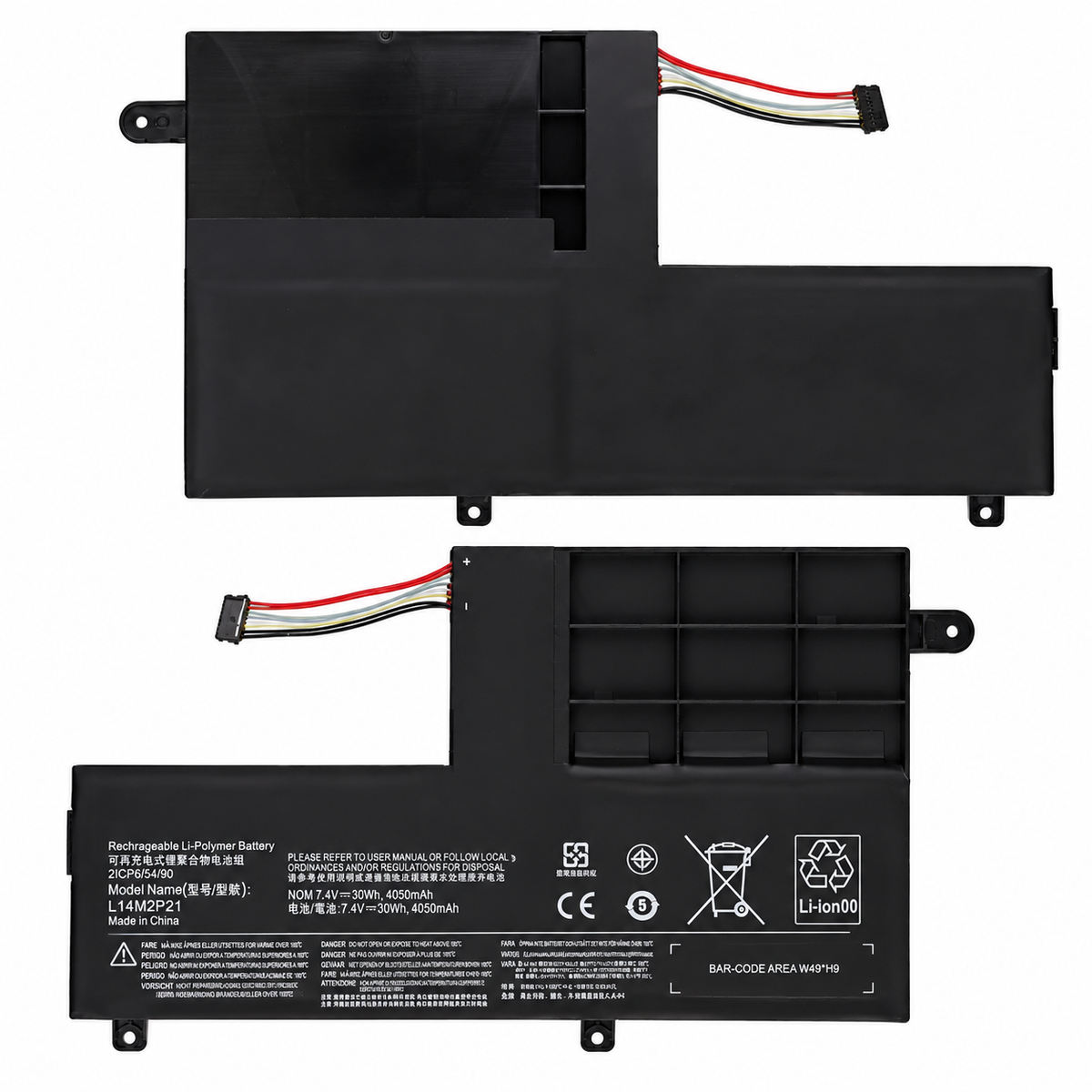 E-YIIVIIL L14M2P21 Replacement Battery for Lenovo IdeaPad