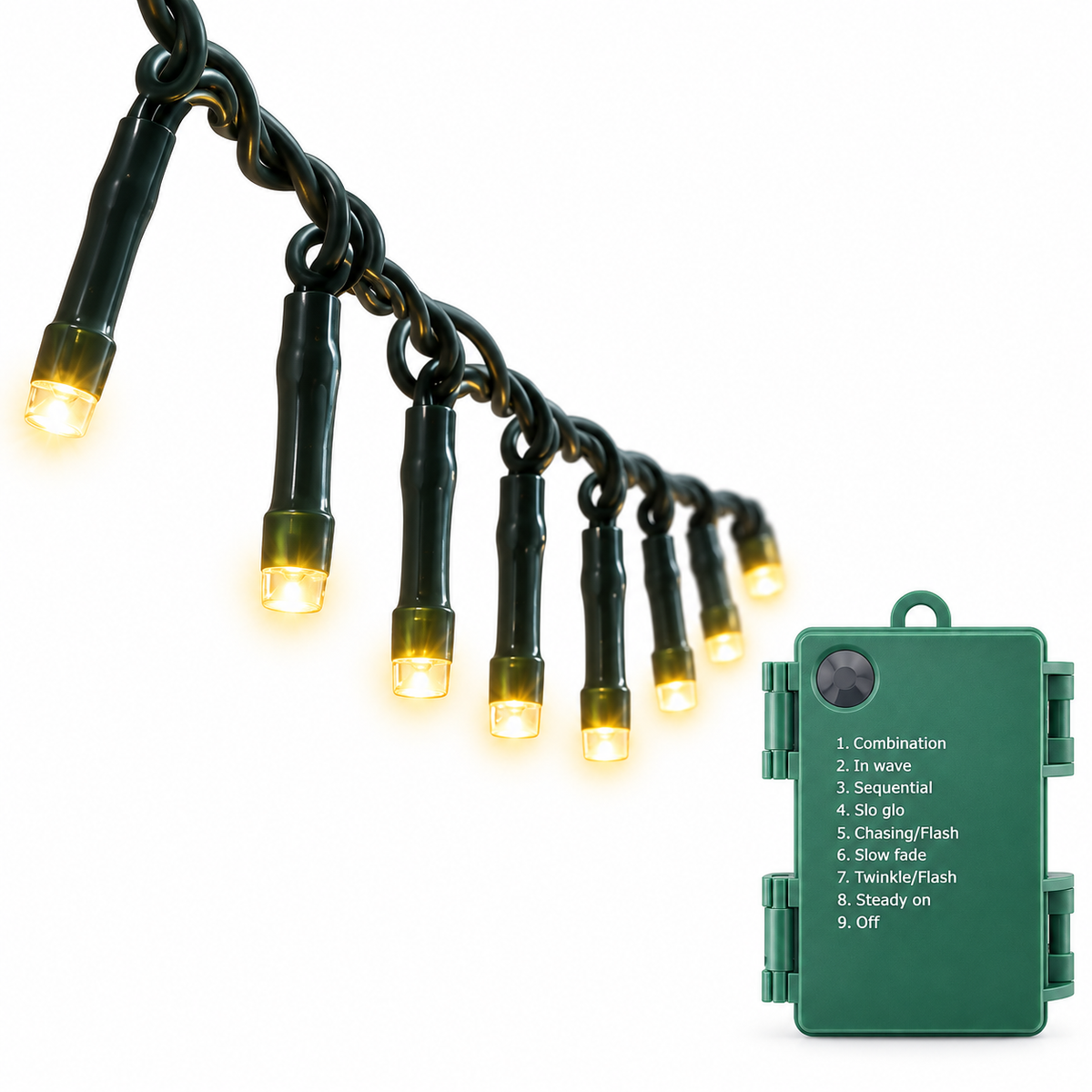 YUCHOI LED Christmas Fairy String Lights 10m 100 LED