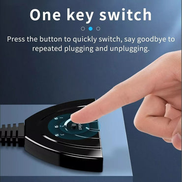 3 Port HDMI Splitter Cable 1080P Switch Hub Adapter