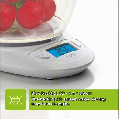 LAICA KS1019 Electronic Kitchen Scale 5kg