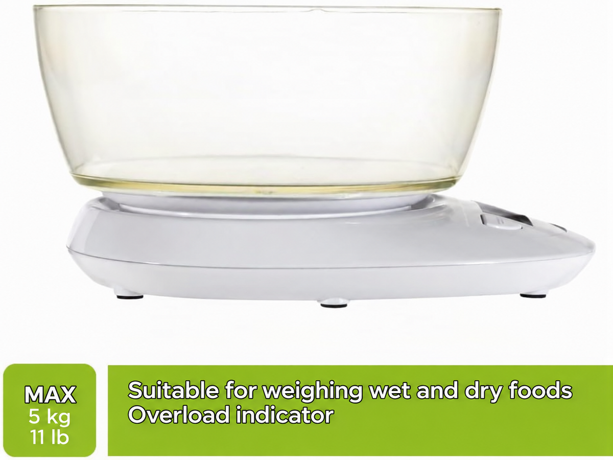 LAICA KS1019 Electronic Kitchen Scale 5kg